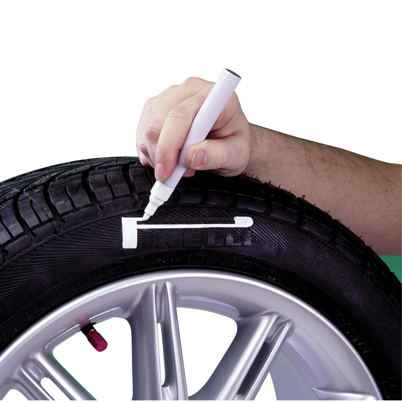 Image of Mijnautoonderdelen Bandenstift/White Pen Tyre Marker-H CM C444 cmc444_668